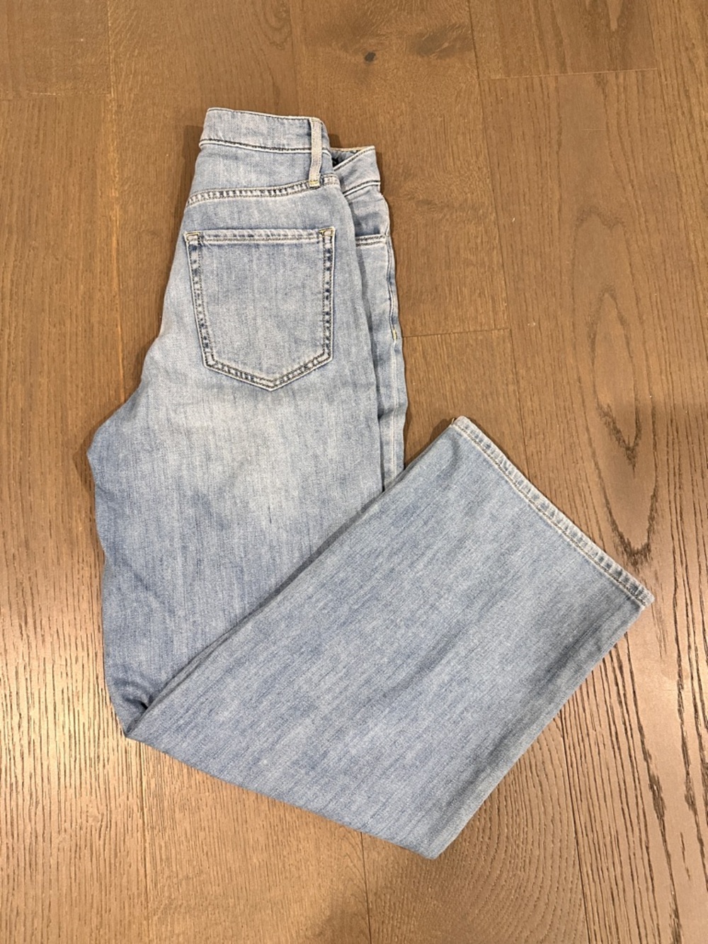 Banana Republic Light Wash Wide Leg Jeans